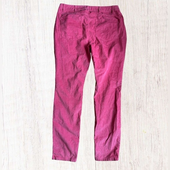 Boden The Soho Skinny Pink Corduroy Ankle Pants size 14L 14 Long US - Picture 2 of 6